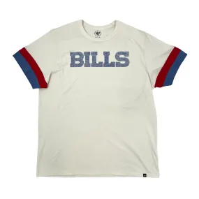 '47 Brand Bills Sandstone with Blue & Red Stripes Short Sleeve Shirt