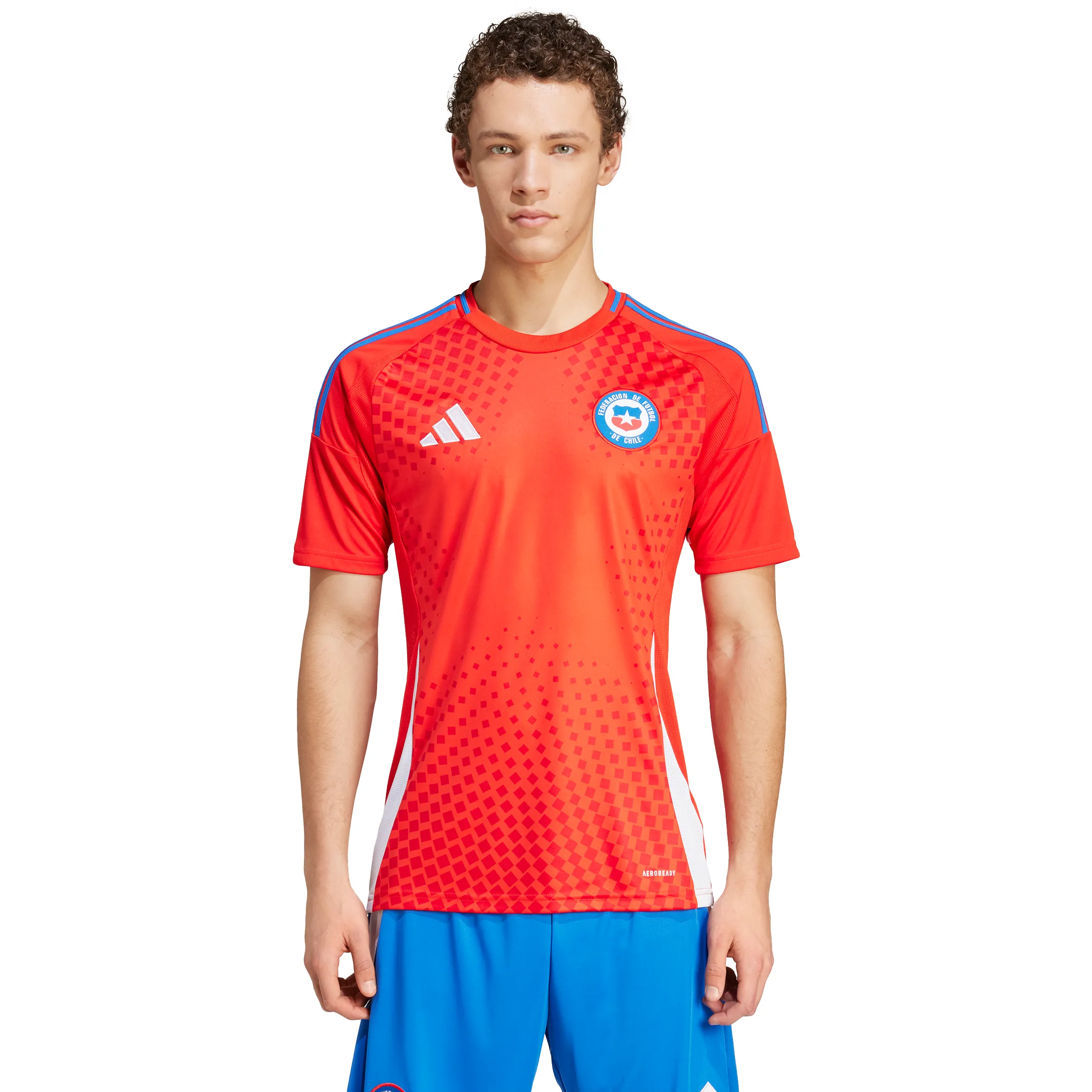 Adidas Chile 2024 Stadium Home Jersey