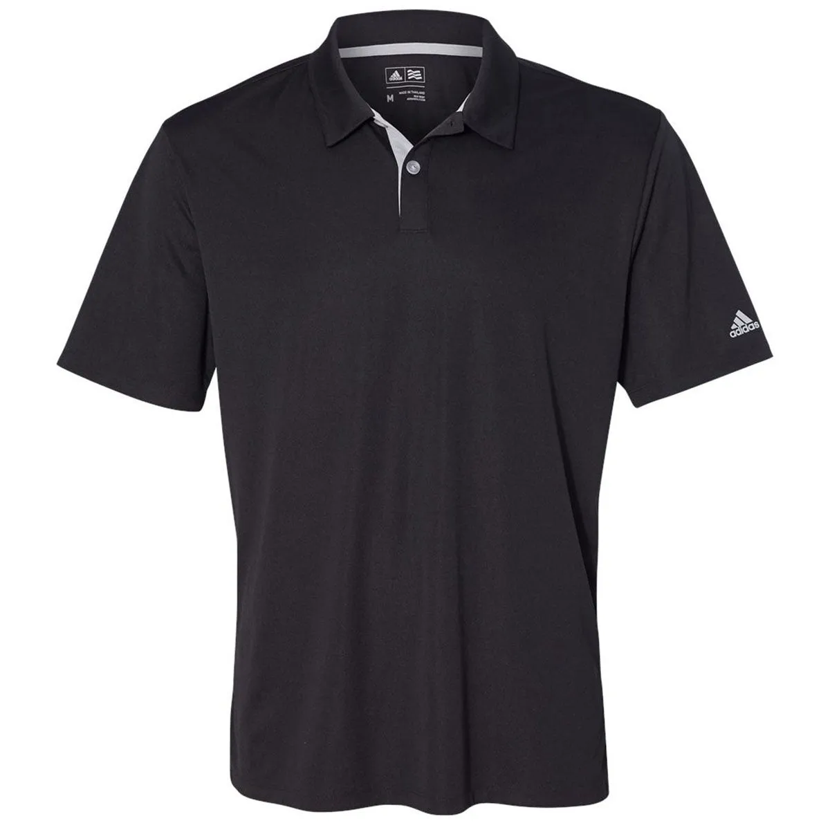 adidas Golf Men's Black Gradient 3-Stripes Sport Shirt