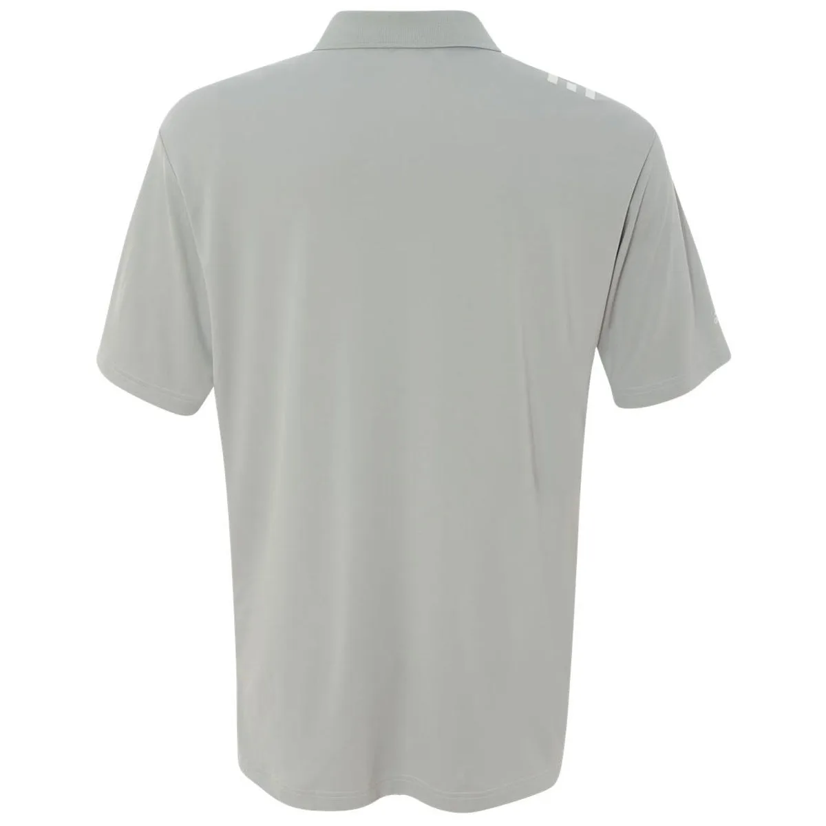 adidas Golf Men's Clear Onyx/White Climalite Contrast Stitch Sport Shirt