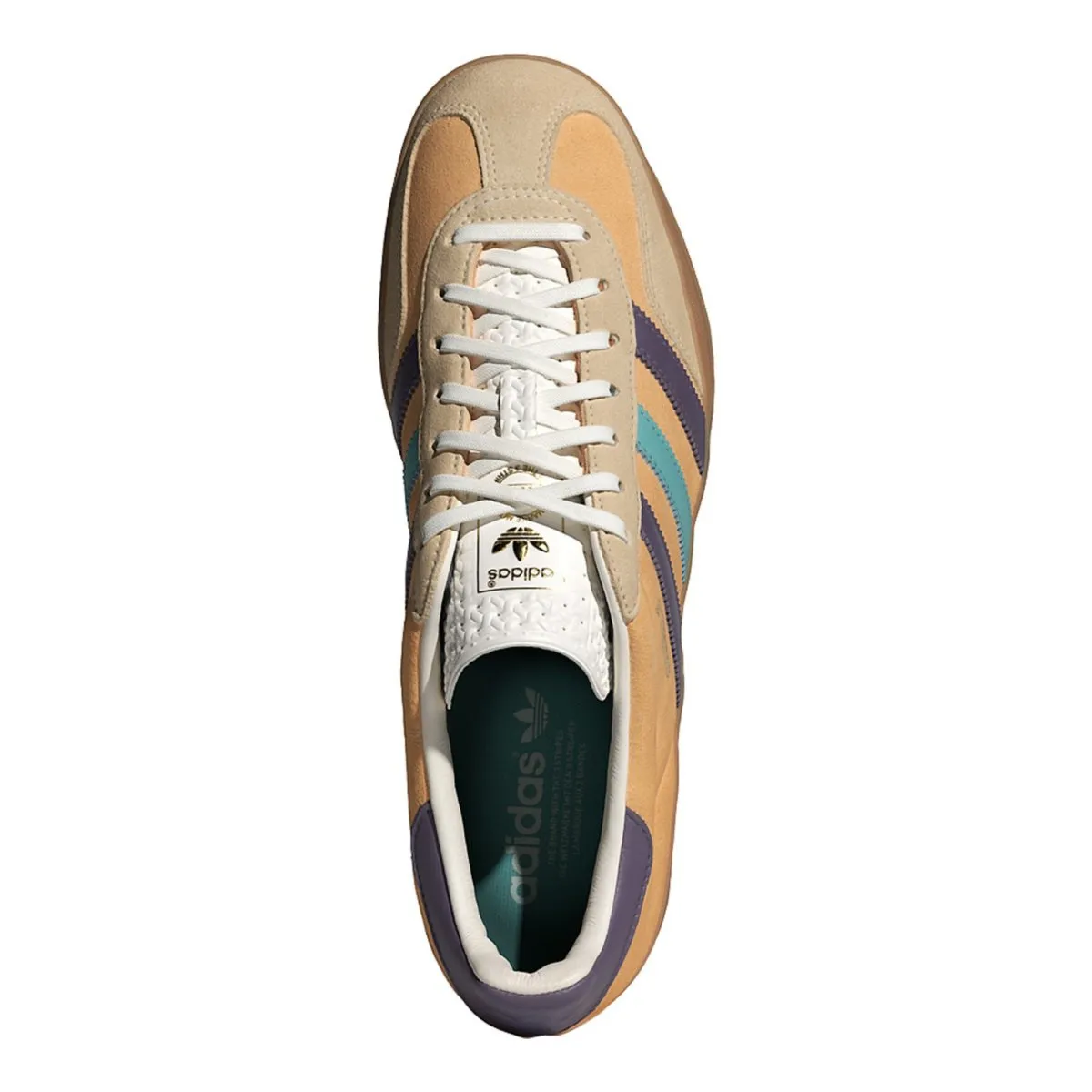 Adidas Men's Gazelle Indoor Glow Orange F19/Shadow Violet/Off White