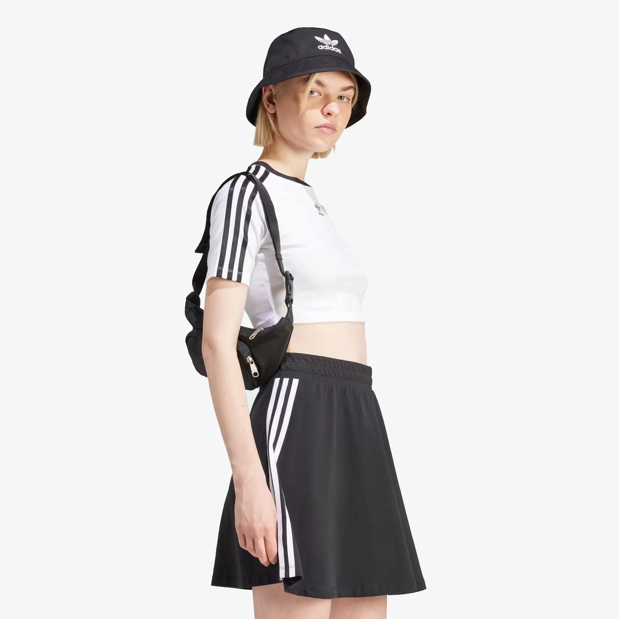 Adidas Originals | 3-STRIPES BABY TEE  { WHITE