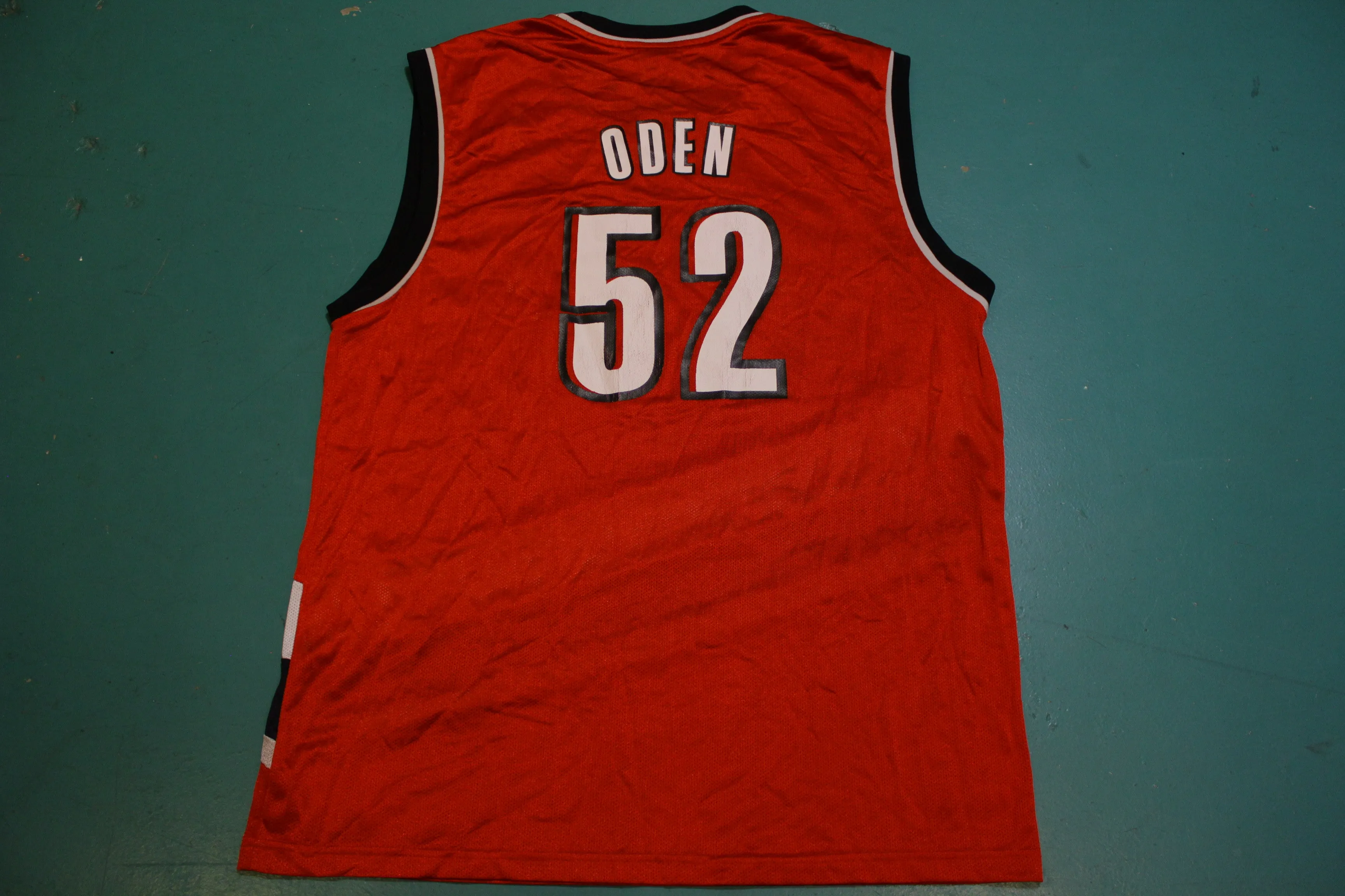 Adidas Portland Trailblazers #52 Greg Oden Vintage Basketball Jersey