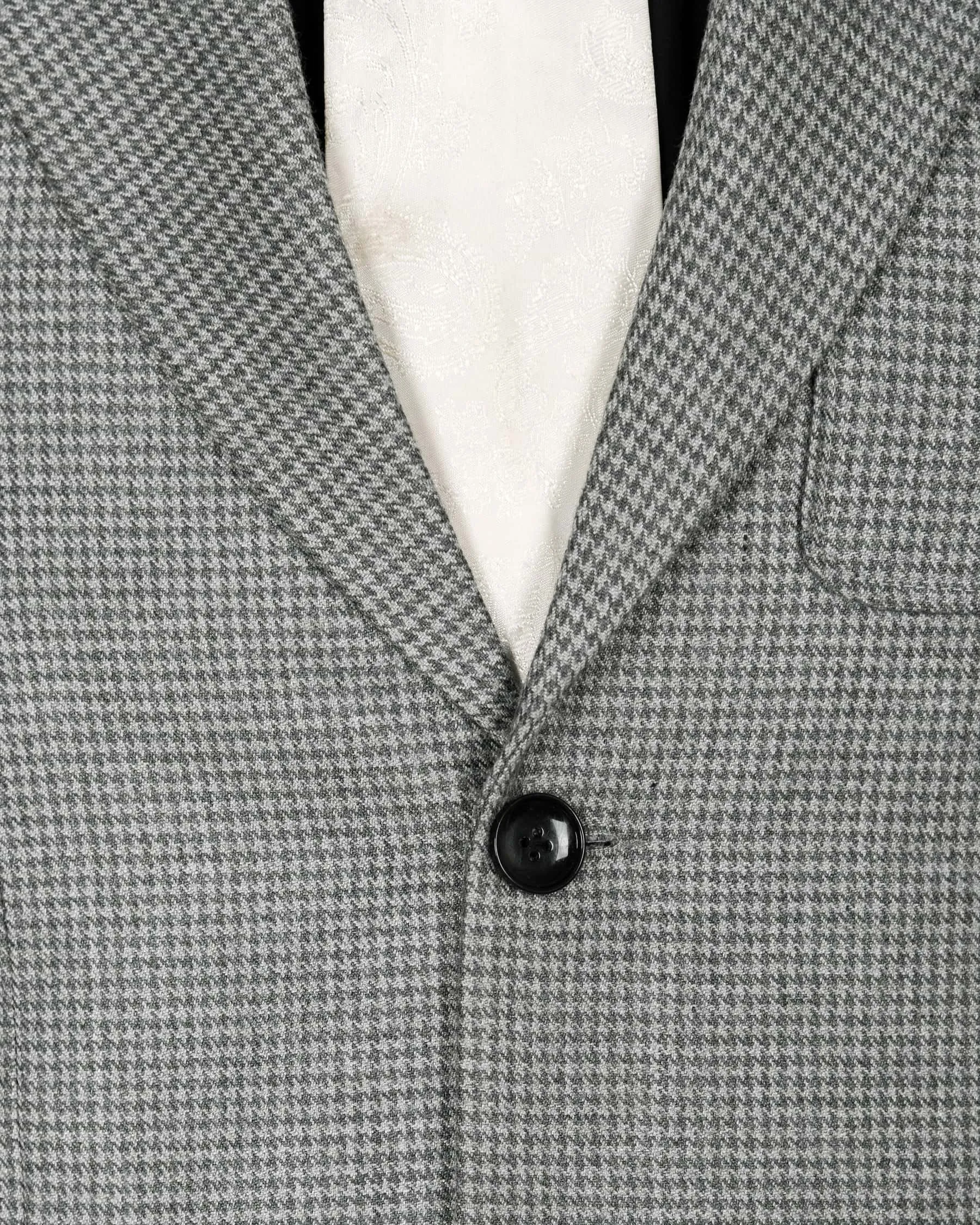 Aluminum Grey Houndstooth Sport Blazer