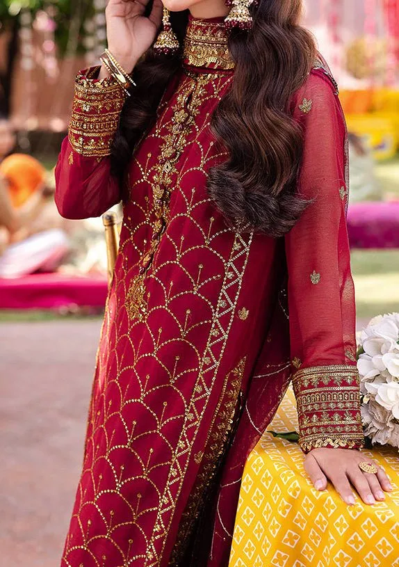 Asim Jofa Jag Mag Pakistani Chiffon Dress