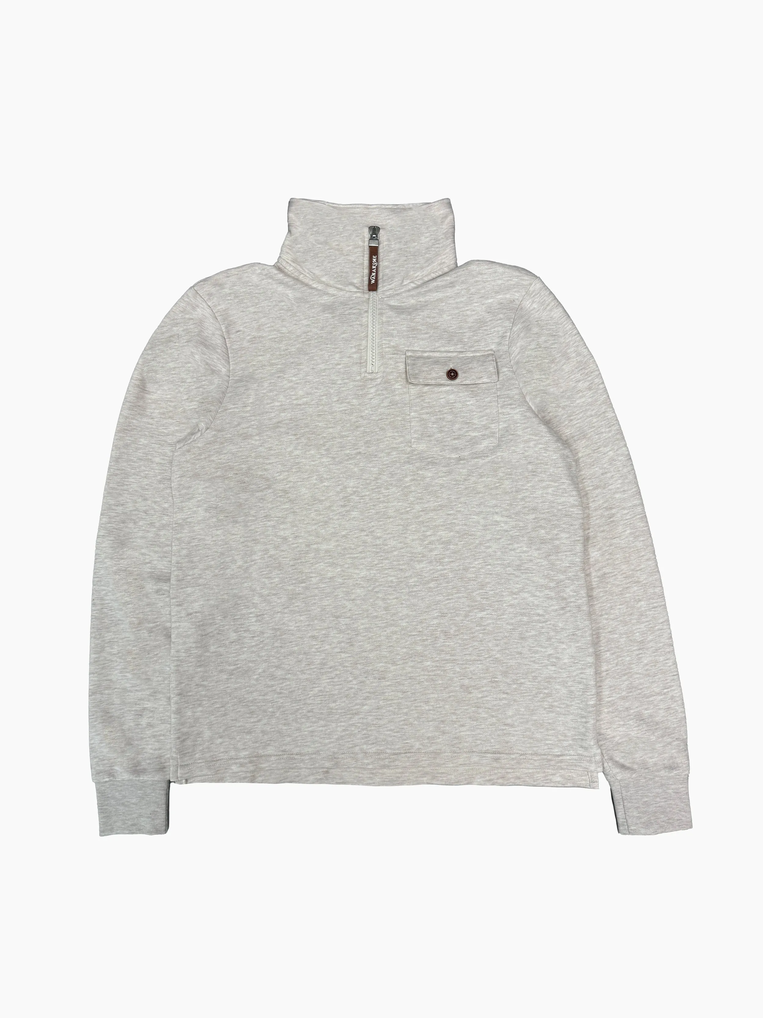 Bach Heather Oatmeal Half Zip Sweatshirt