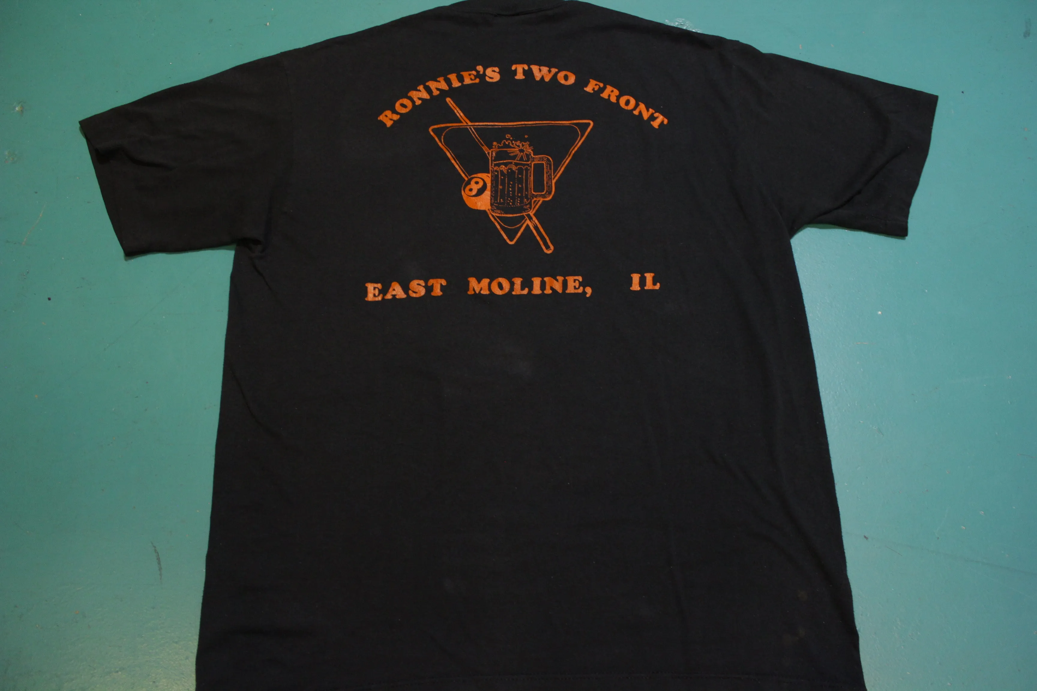 Bald Eagle Ronnies Two Front East Moline Single Stitch Vintage 80's T-Shirt