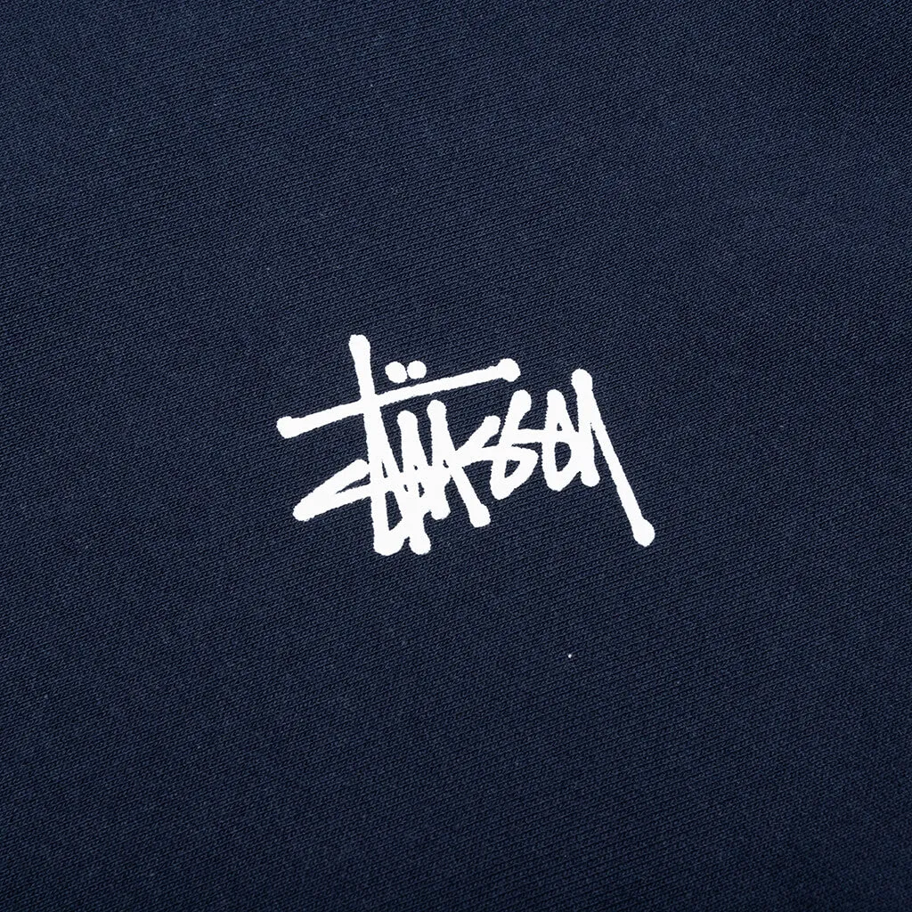 Basic Stussy Hoodie - Navy