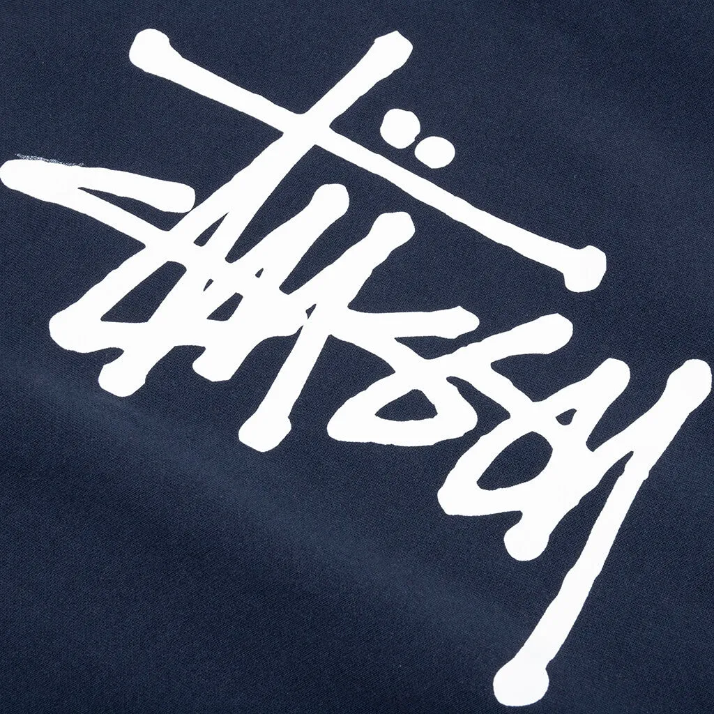 Basic Stussy Hoodie - Navy