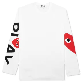 Big Heart L/S - White