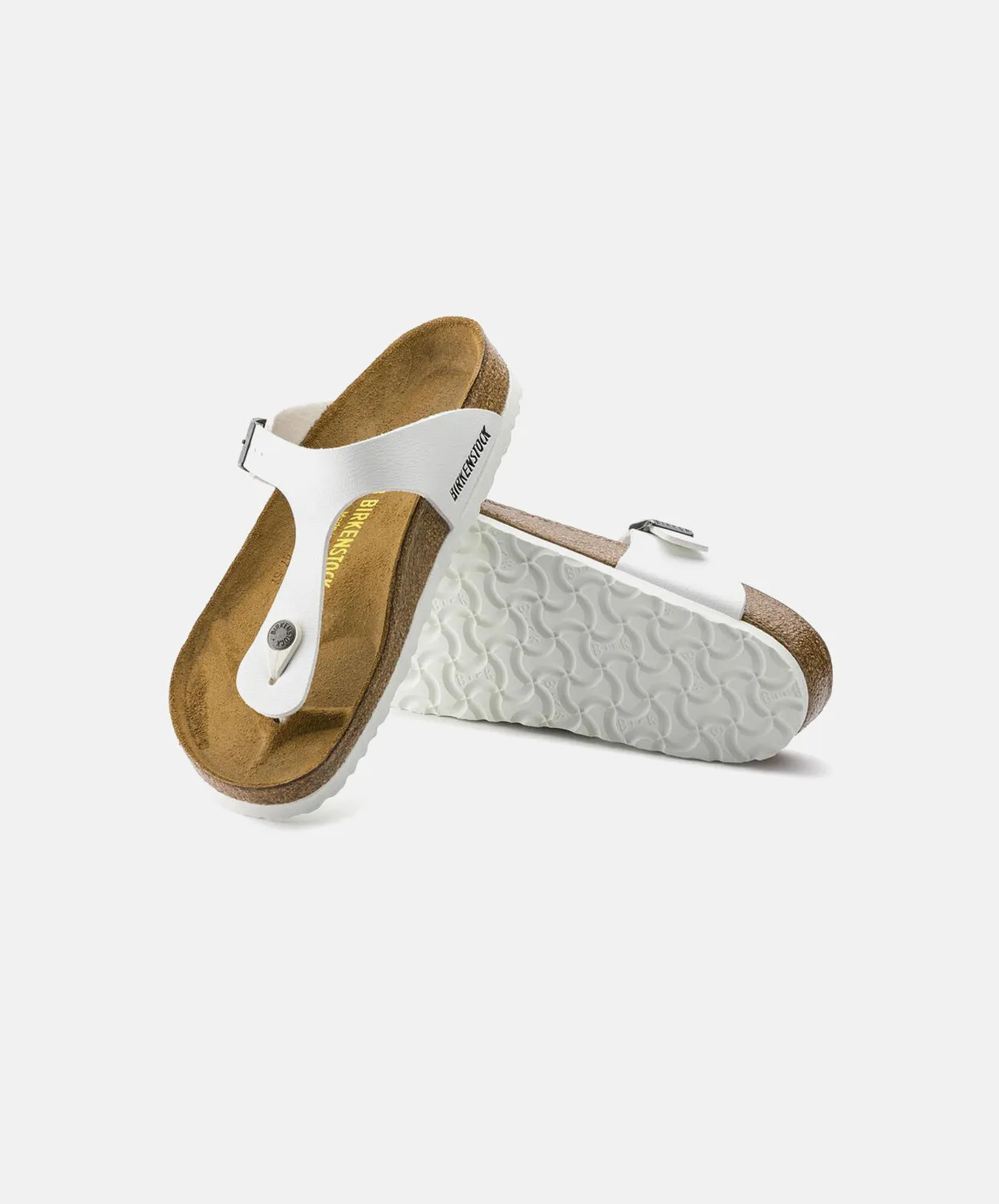 Birkenstock Gizeh Birko-Flor White Sandals