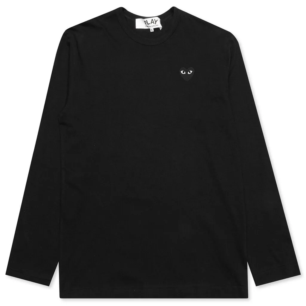 Black Emblem L/S T-Shirt - Black