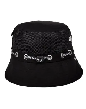 Blossom Bucket Hat (Black)