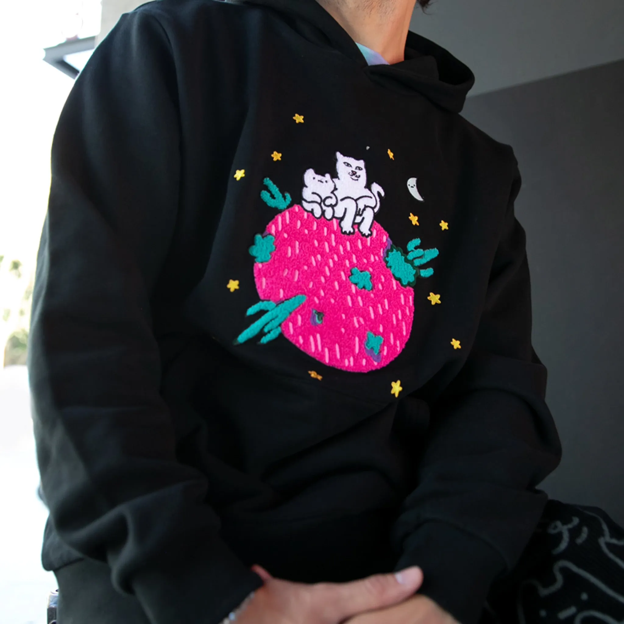 Buddies In Space Hoodie (Black)