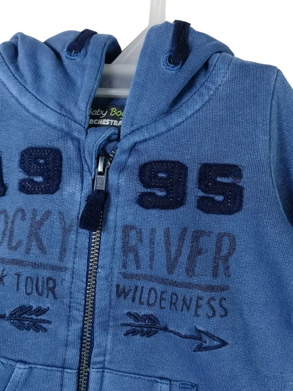 C1164 ORC 1995 Rocky River L.Blue Pullup Hoodie