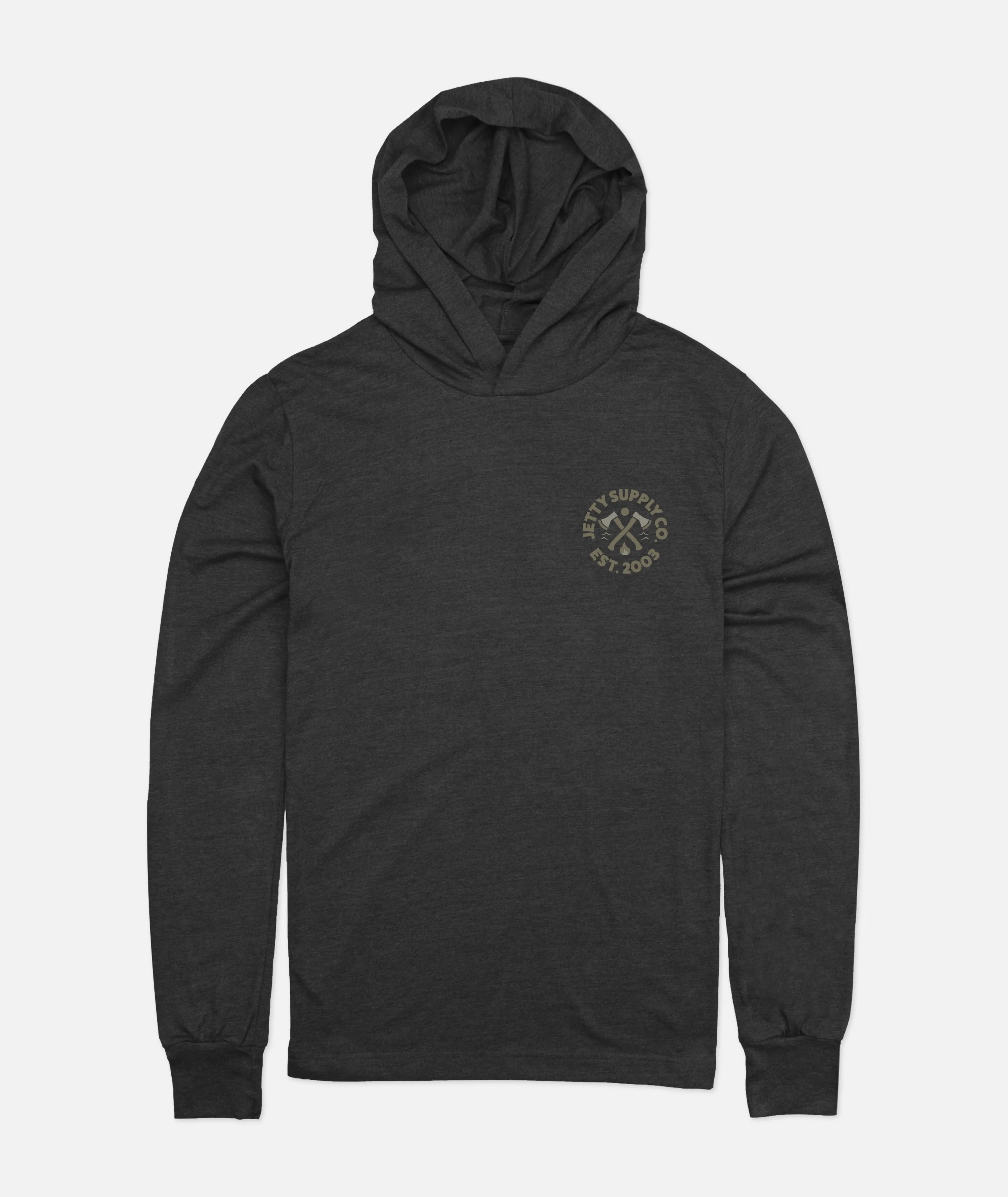 Camper Tee Hoodie - Charcoal