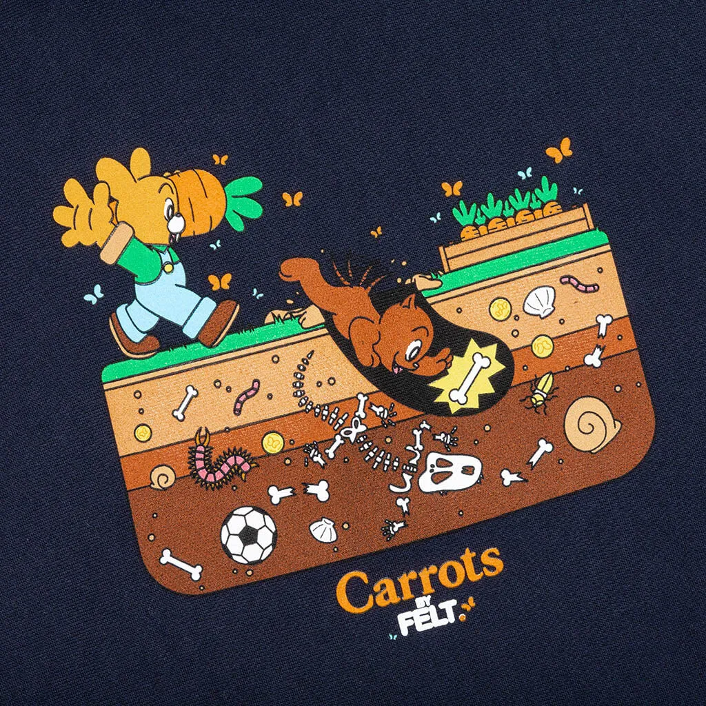 Carrots by Backyard Hoodie - Navy