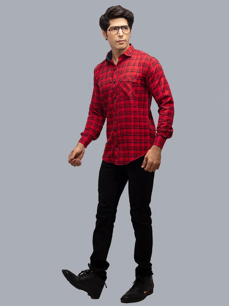 Casual Shirts for Men - Classic Checked Cotton Men