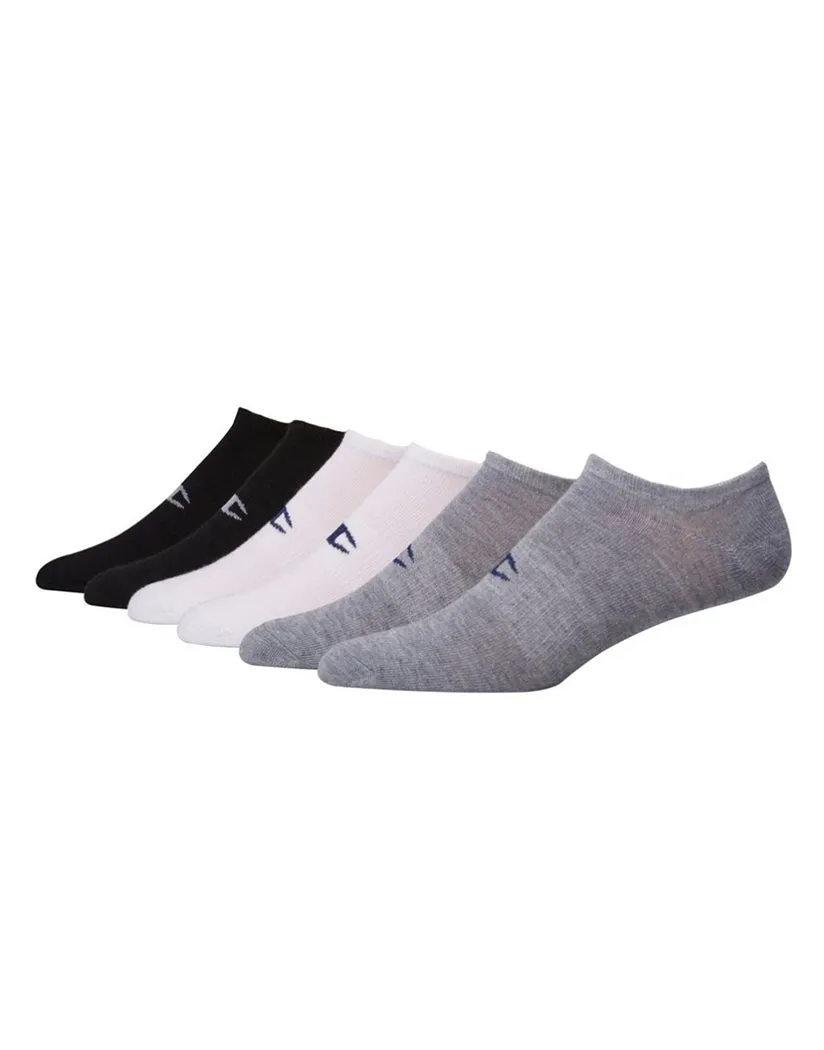 Champion Mens Logo No-Show Socks 6-Pack CH172