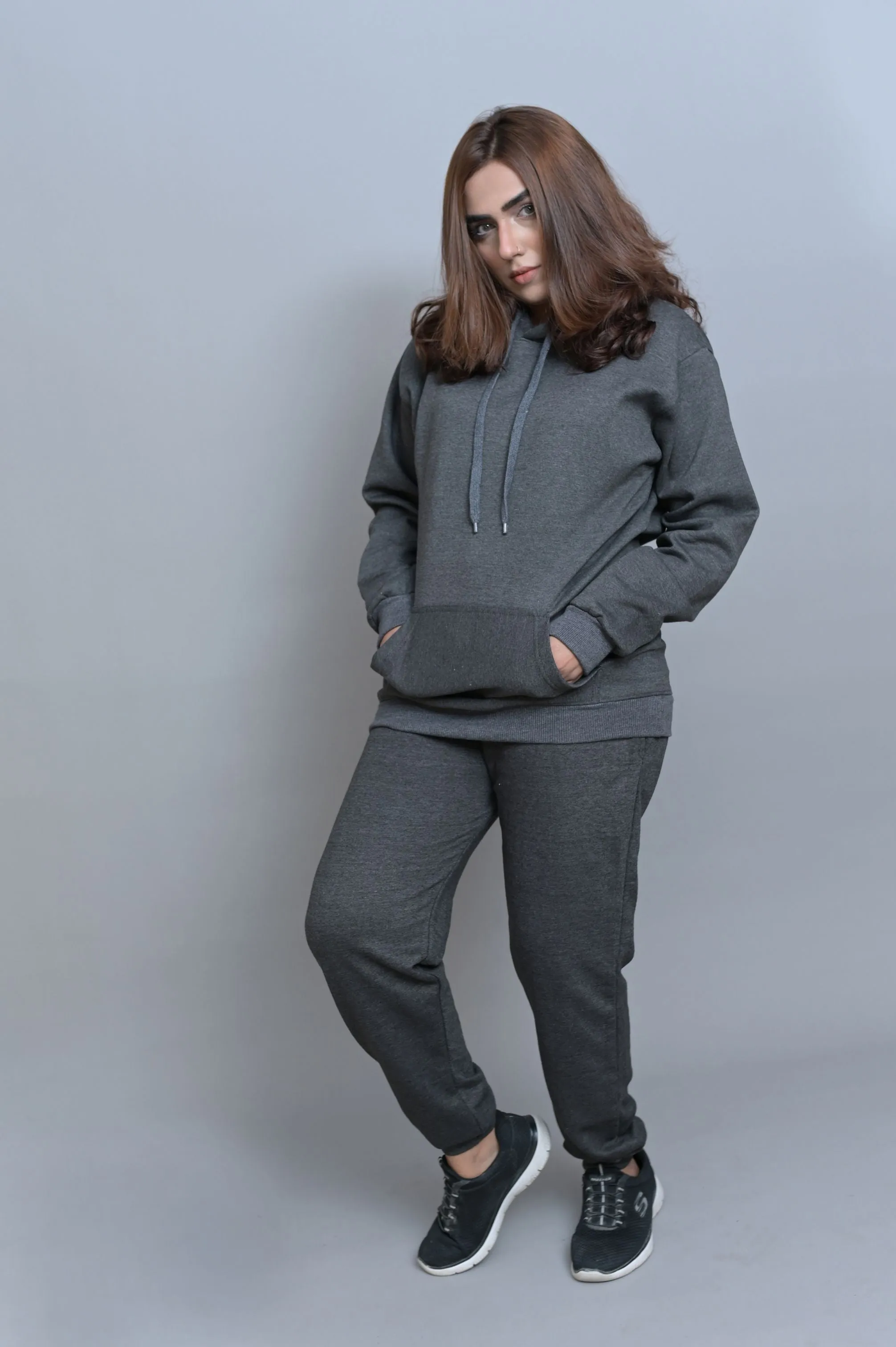 Charcoal Basic Hoodie