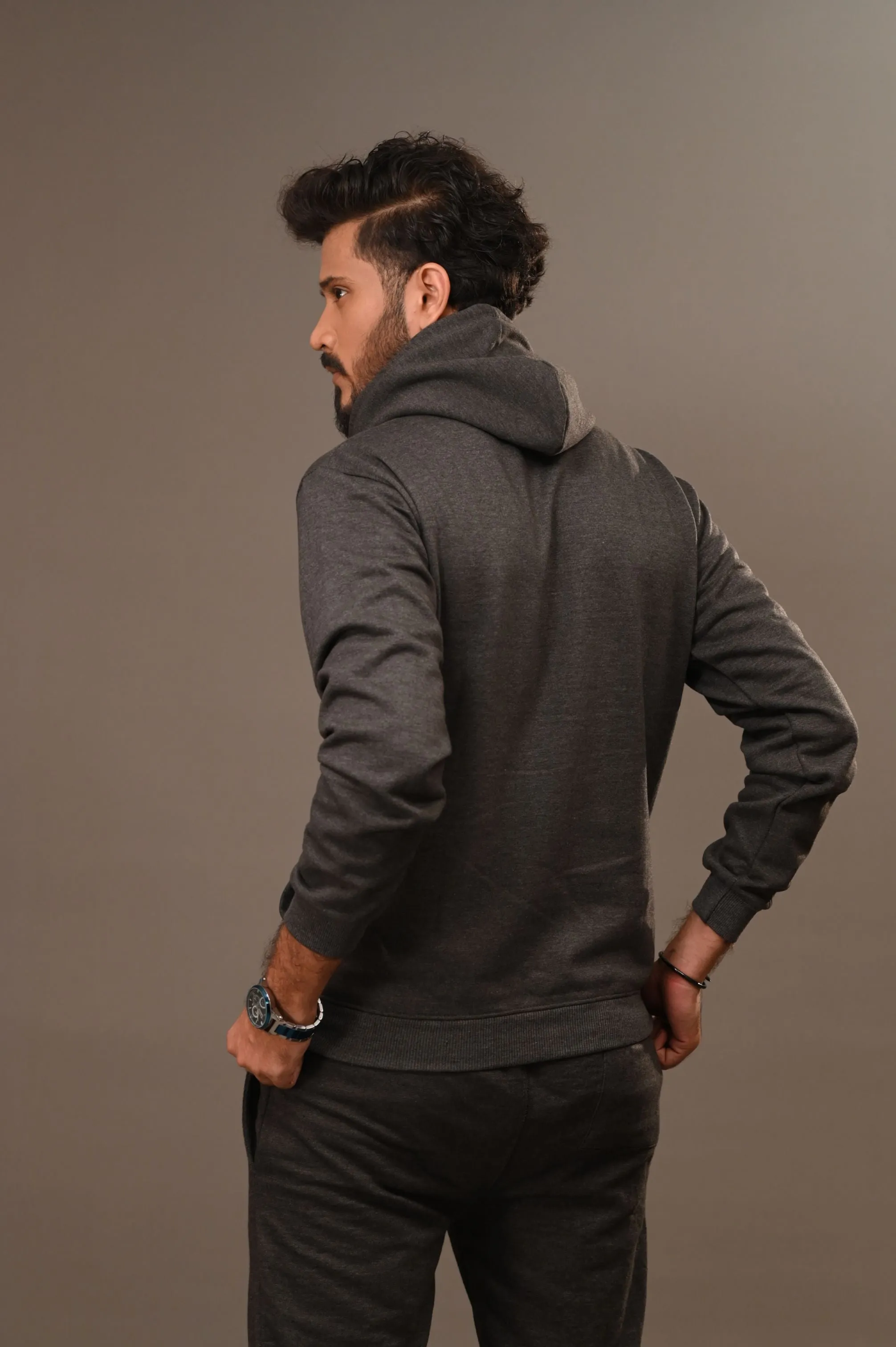 Charcoal Basic Hoodie