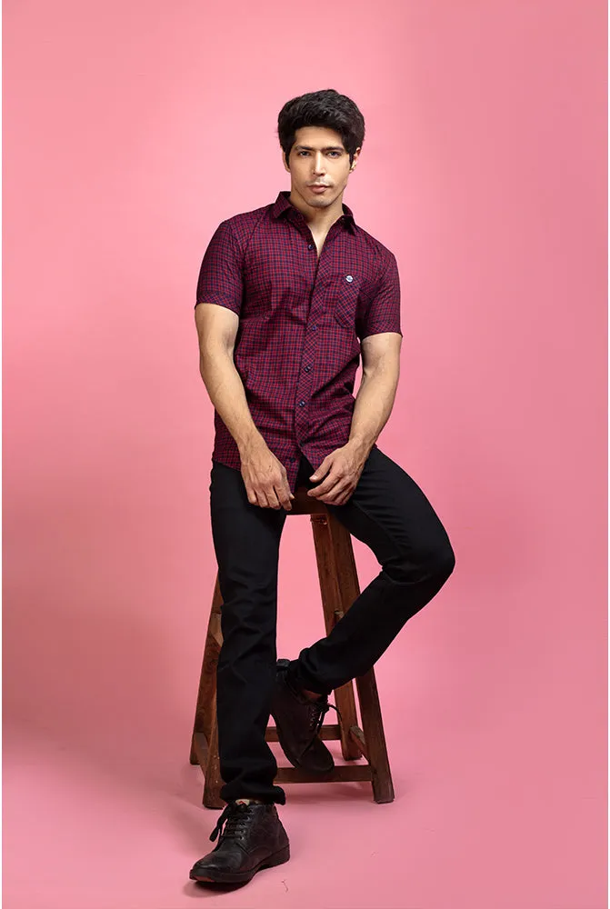 Check Shirt - Best Men Casual Red Checked Shirt | Buy Now