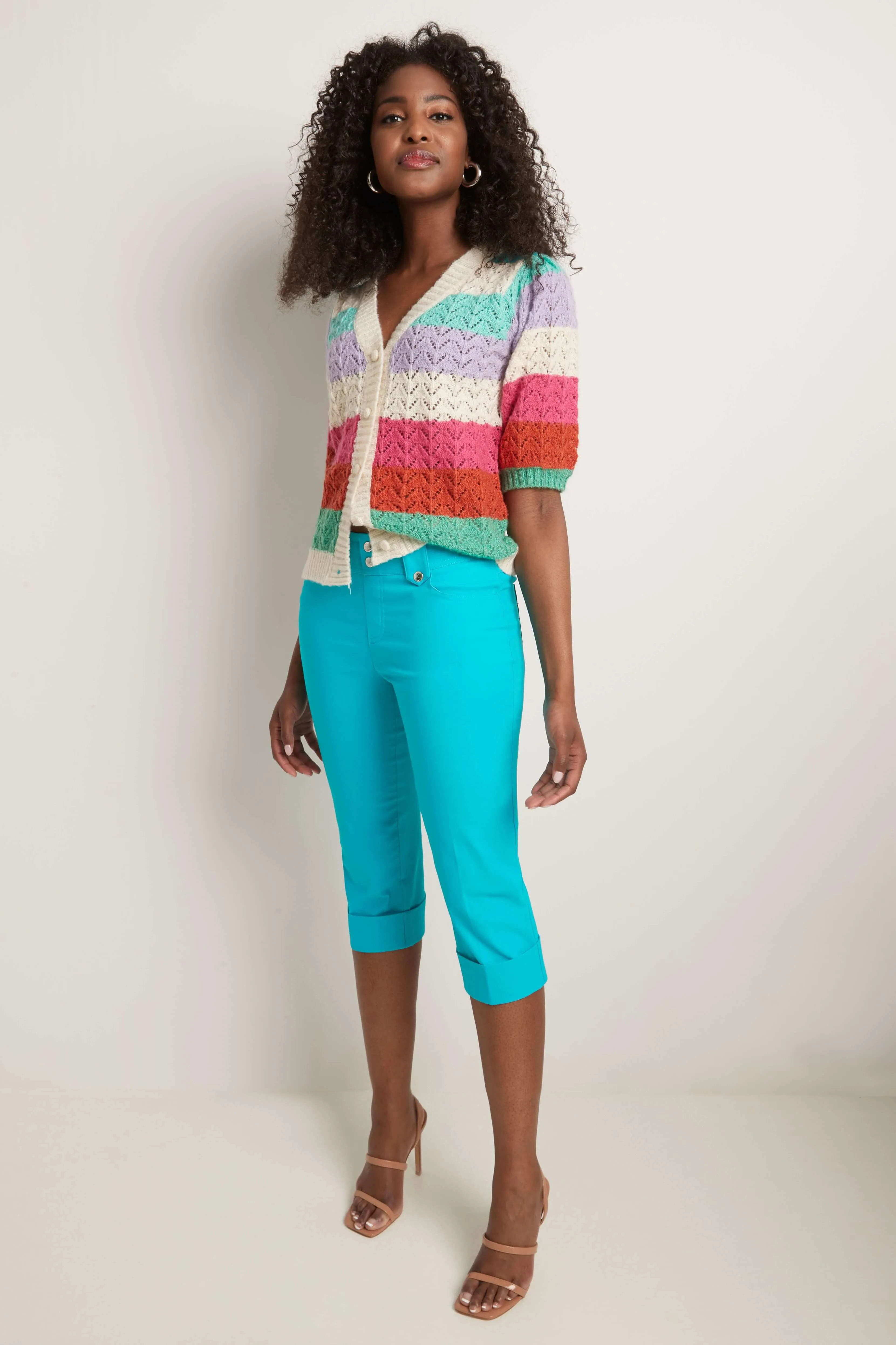 Chic Capri with Classic Cuffed Hem