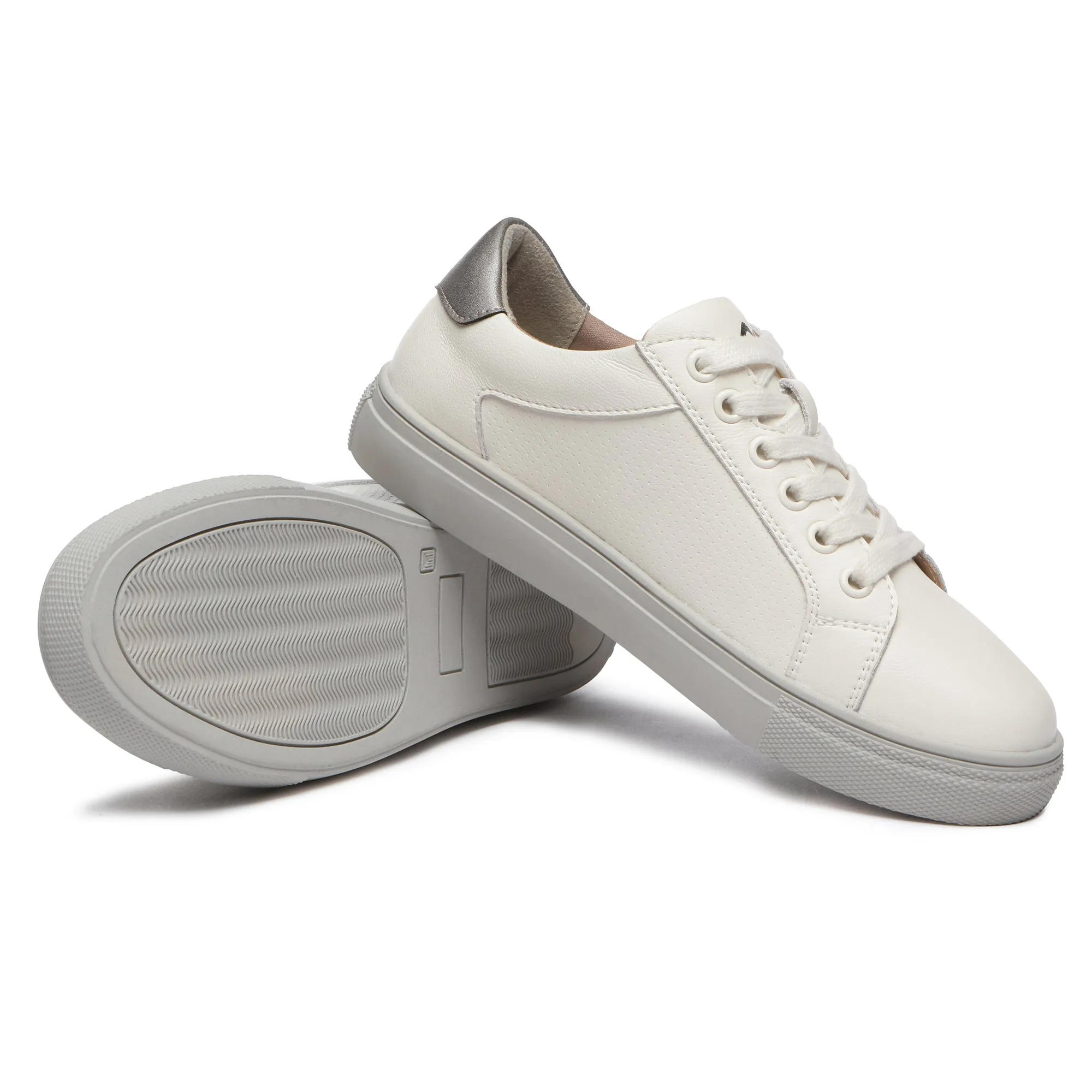 Chloe White Leather Sneakers