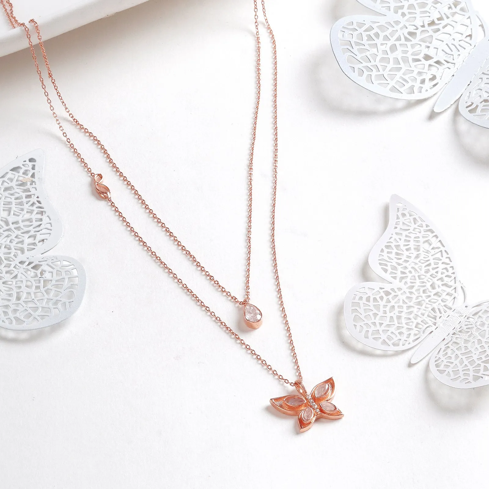 Chrysalis Rosegold Pendant Chain