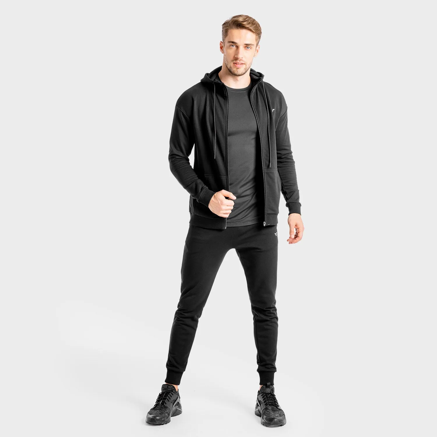 Core Zip Up - Onyx