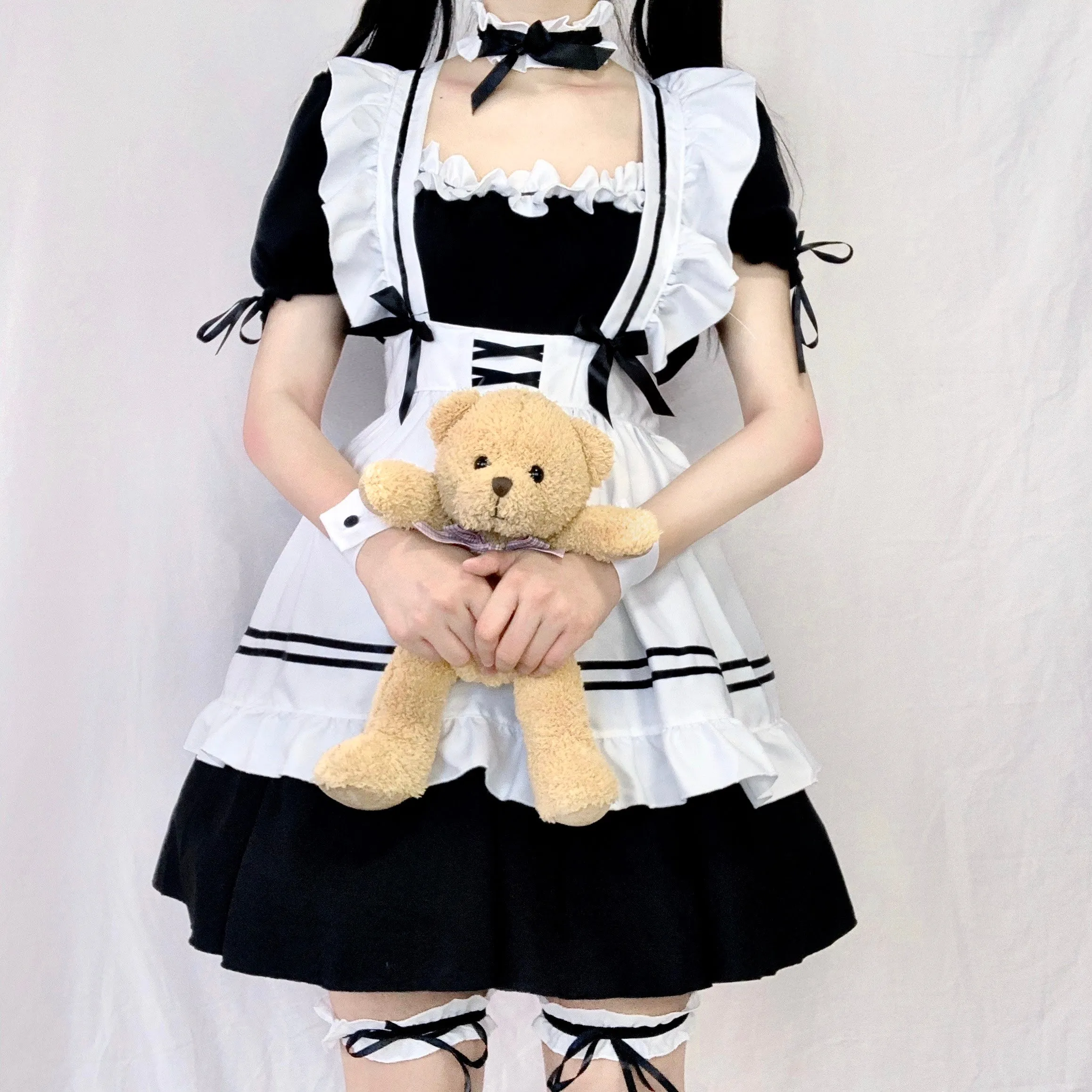 Cosplay Black Maid Dress AD12508