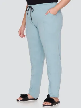 Cotton Track Pants - Relaxed Fit Lounge Pants - Sage