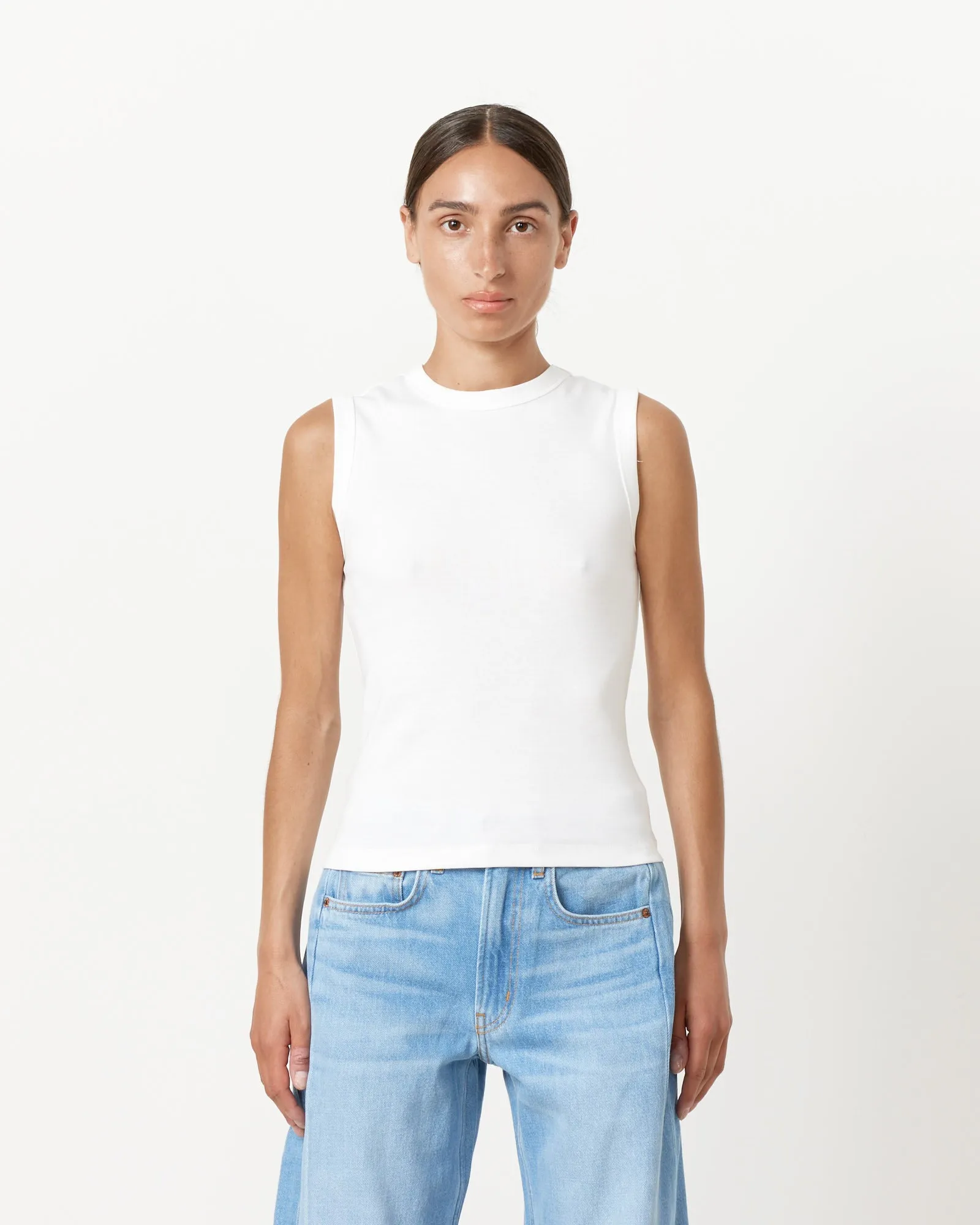 Esme Tank in White