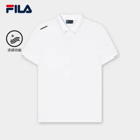 FILA CORE LIFESTYLE BLUE Men Short Sleeve Polo (Blue / White)