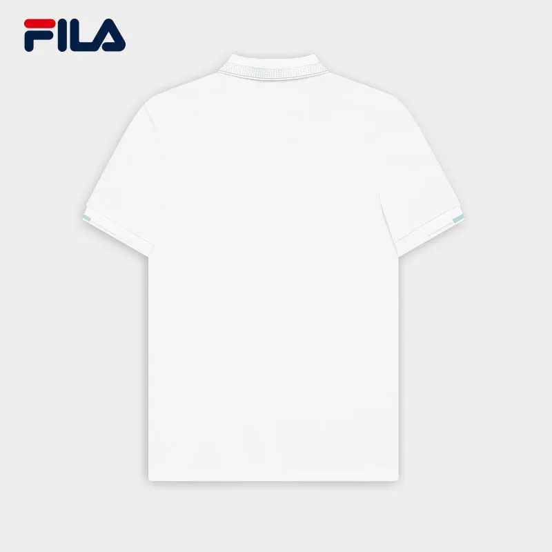 FILA CORE LIFESTYLE BLUE Men Short Sleeve Polo (Blue / White)