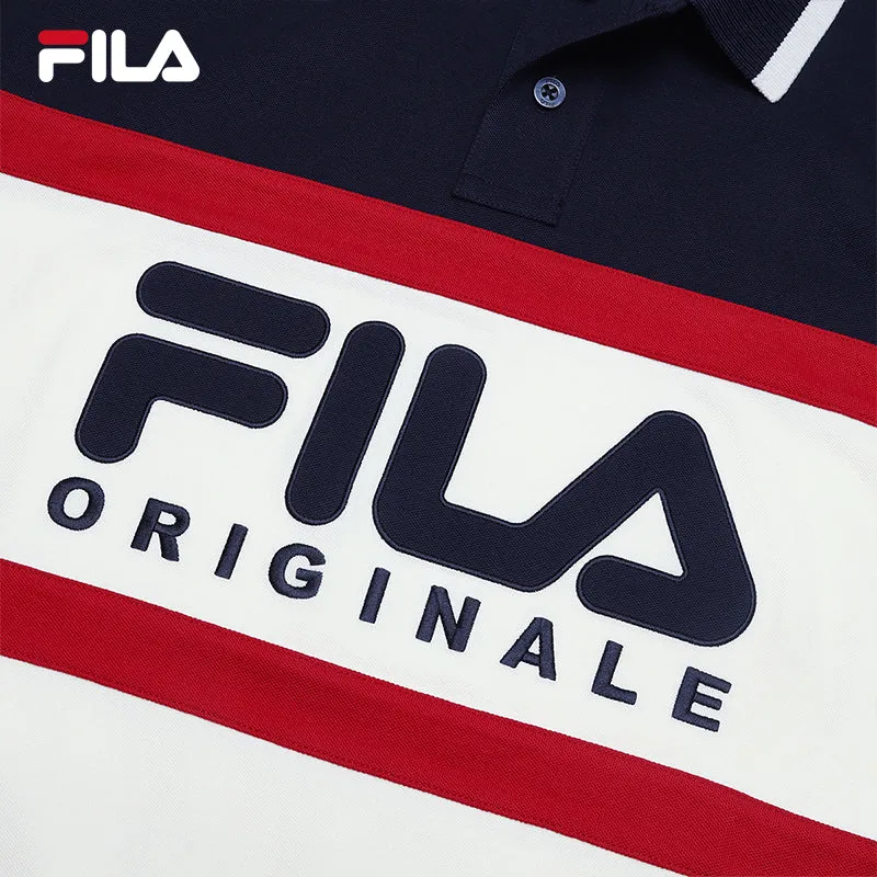 FILA CORE LIFESTYLE ORIGINALE FRENCH TENNIS CLUB Men Short Sleeve Polo (White)