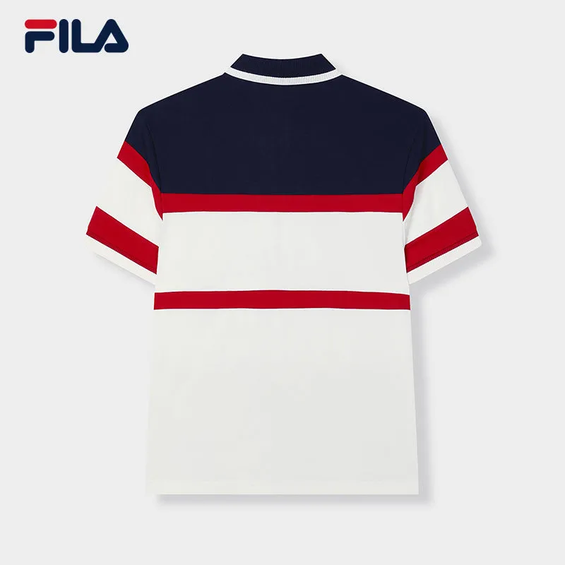 FILA CORE LIFESTYLE ORIGINALE FRENCH TENNIS CLUB Men Short Sleeve Polo (White)