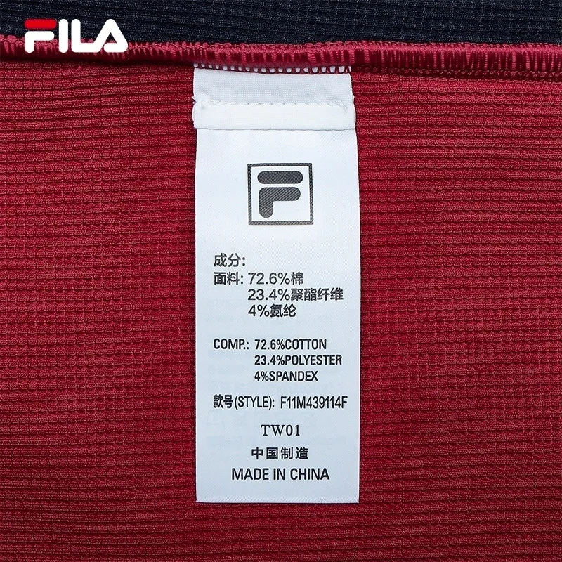 FILA CORE LIFESTYLE ORIGINALE FRENCH TENNIS CLUB Men Short Sleeve T-shirt (Red)