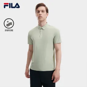 FILA CORE WHITE LINE BLUE Men Short Sleeve Polo