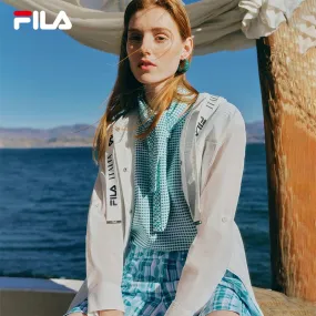 FILA CORE WHITE LINE EMERALD Women Long Sleeve Shirt in White