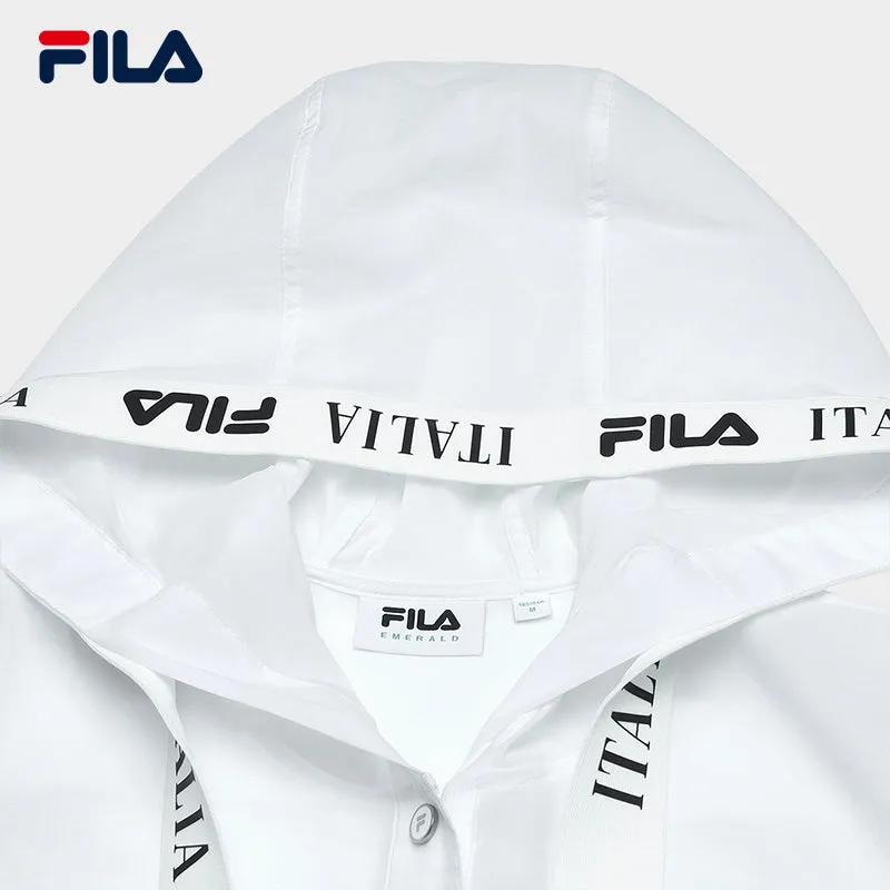 FILA CORE WHITE LINE EMERALD Women Long Sleeve Shirt in White