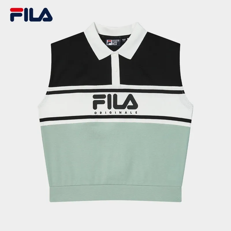 FILA CORE WHITE LINE FILA ORIGINALE Women Short Sleeve T-shirt in Black