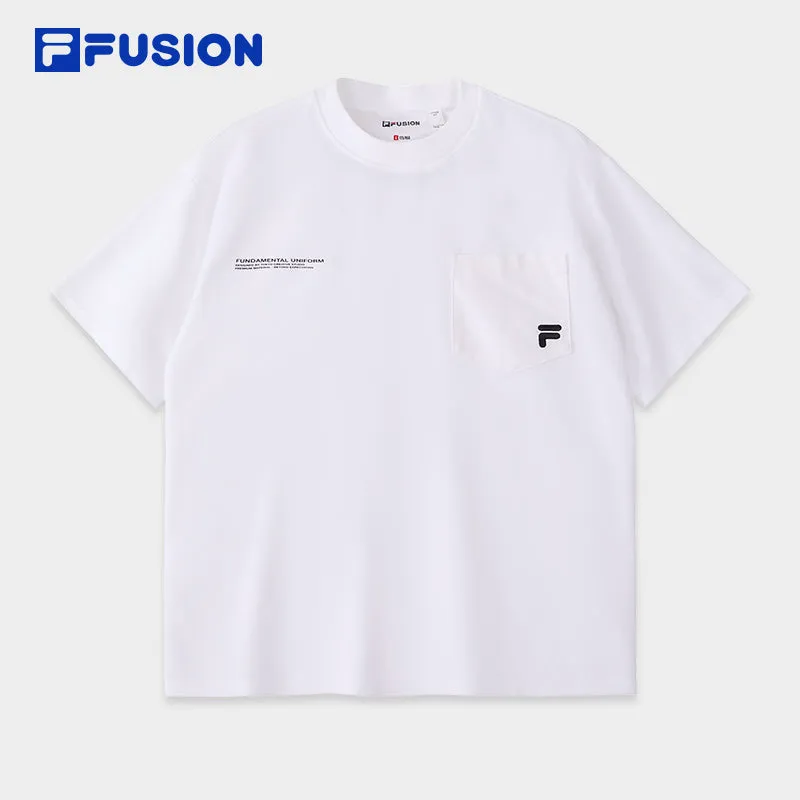 FILA FUSION INLINE FUSIONEER 1 Men Short Sleeve T-shirt (White)