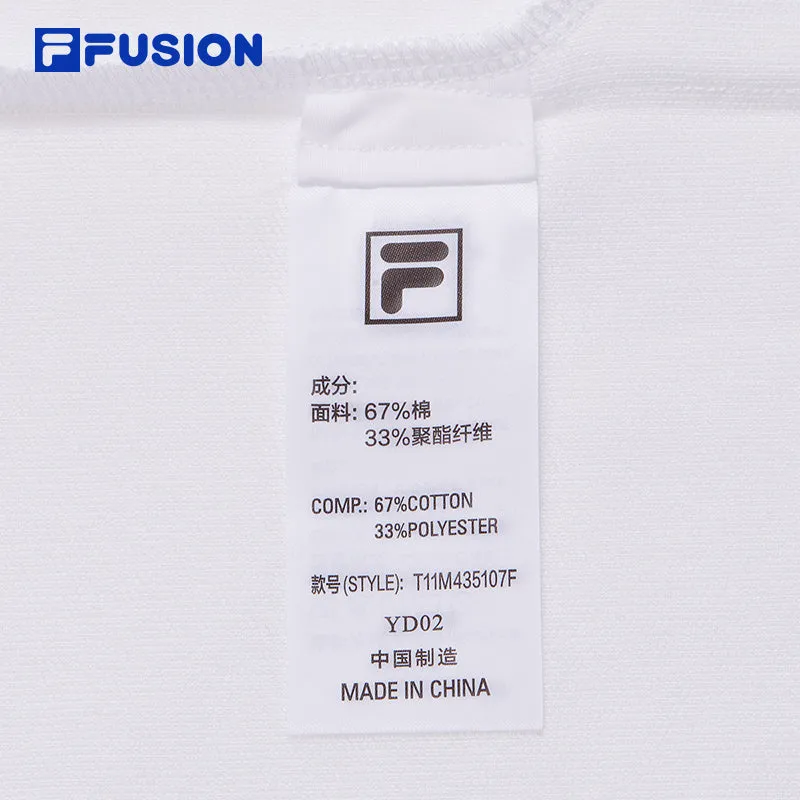 FILA FUSION INLINE FUSIONEER 1 Men Short Sleeve T-shirt (White)