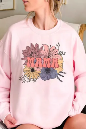 FLORAL MAMA GRAPHIC SWEATSHIRT