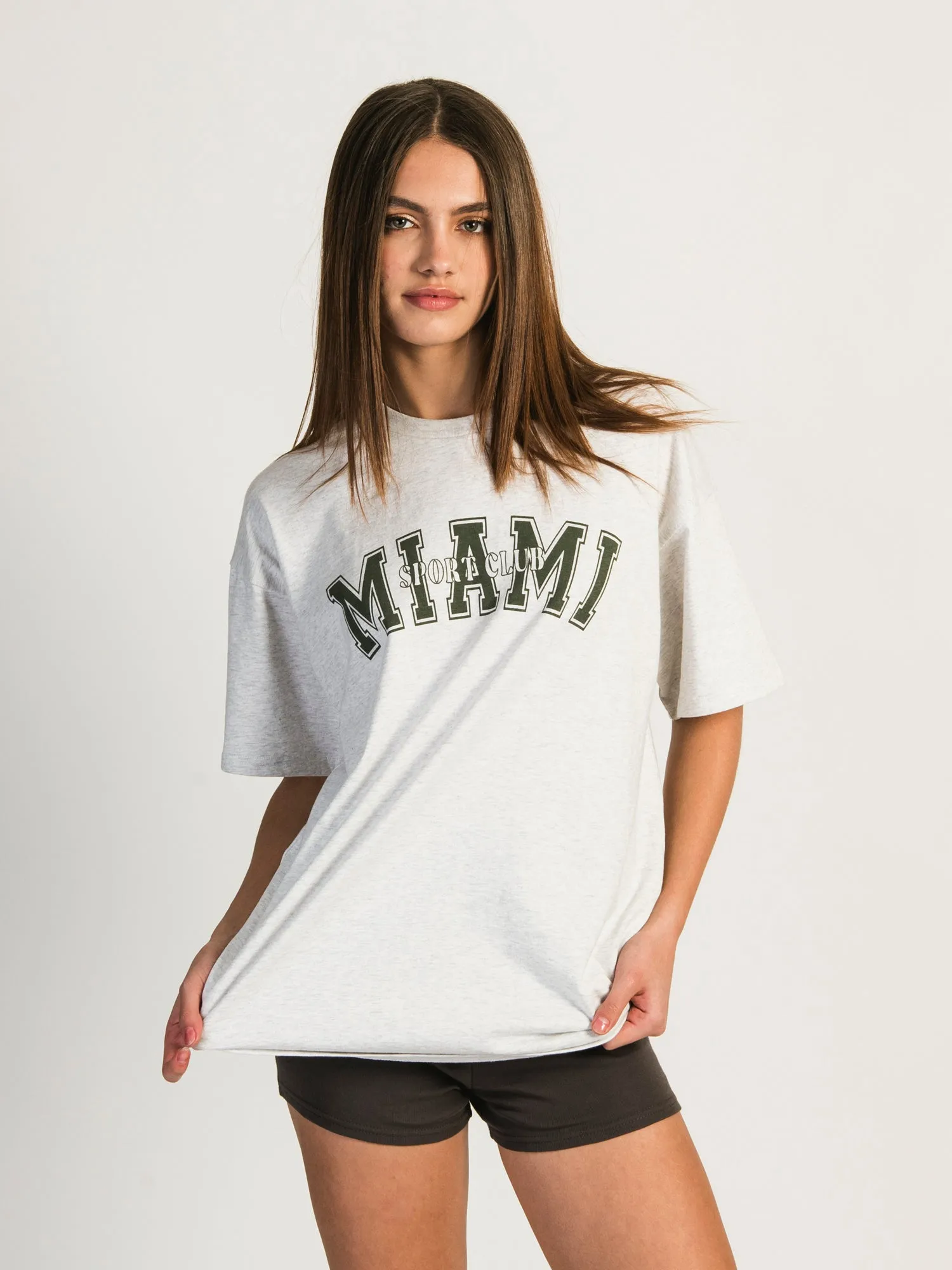 HARLOW SYDNEY OVERSIZED MELANGE TEE - MIAMI