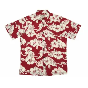 Hibiscus 2 Tone Hawaiian Shirt