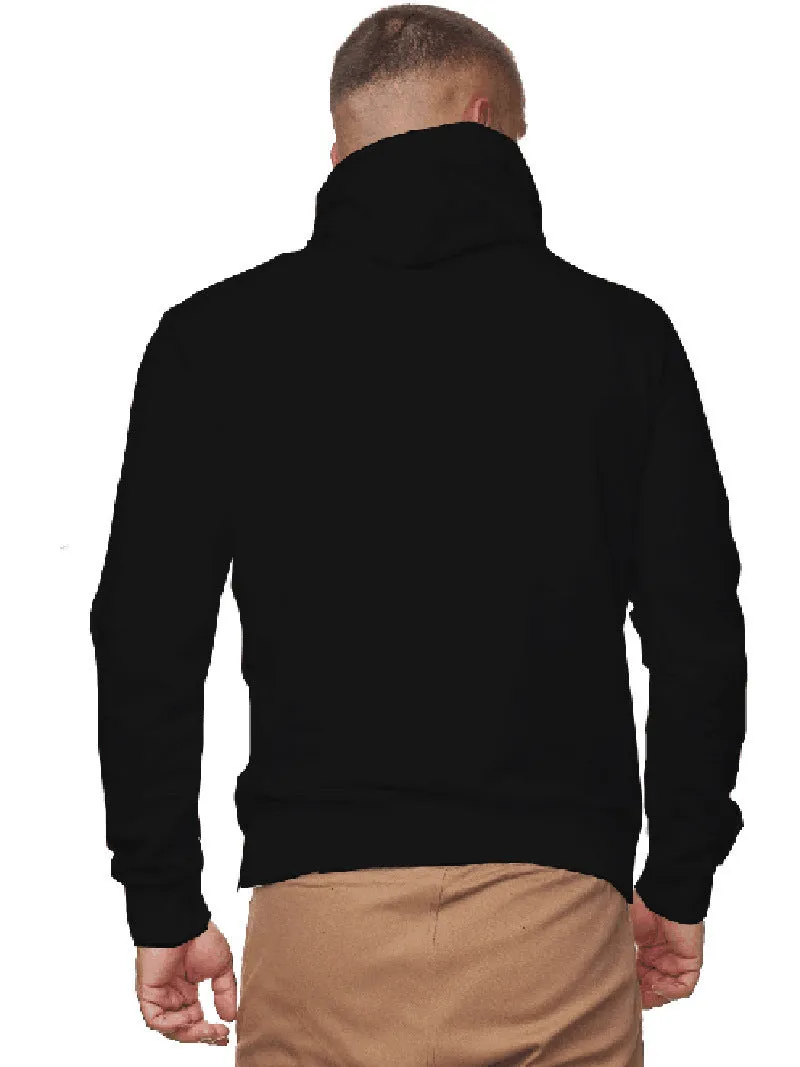 HOODED MASK ZIPPER POCKET HOODIE