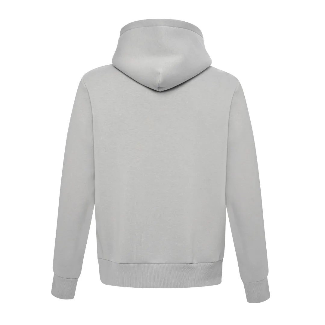 Hoodie "PTTLBE" Grau / Neon-Gelb