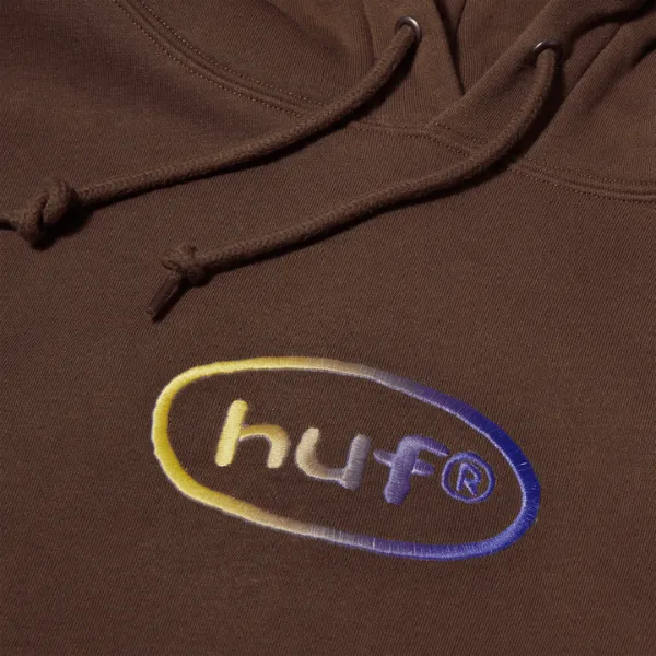 HUF Loose 98 Pullover Hoodie - Coffee